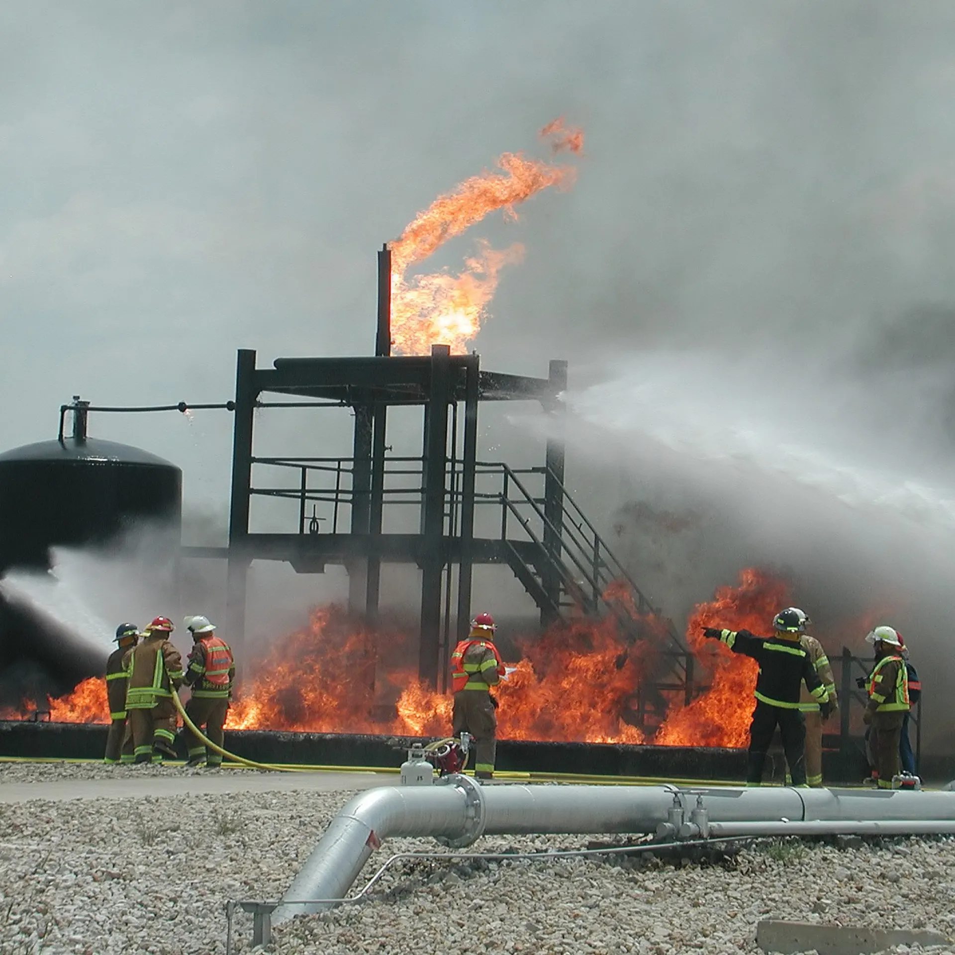 Milieuschade door brand
